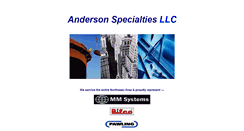 Desktop Screenshot of anderson-specialties.com
